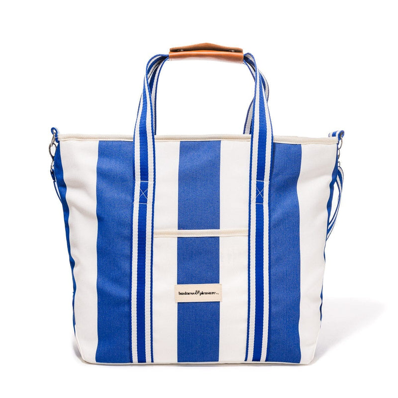Cooler Tote Bag / Crew Mediterranean Blue Stripe