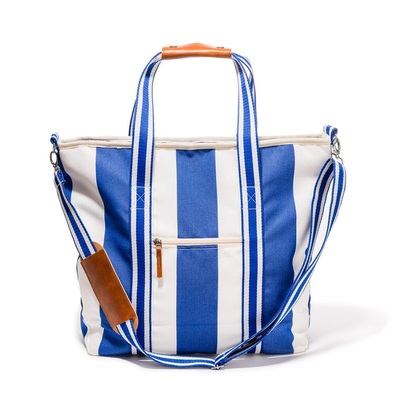 Cooler Tote Bag / Crew Mediterranean Blue Stripe