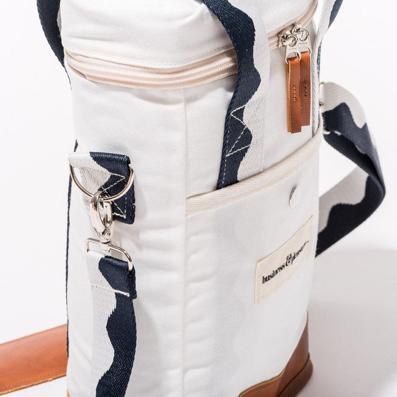Wine Cooler Tote Bag / Rivie White