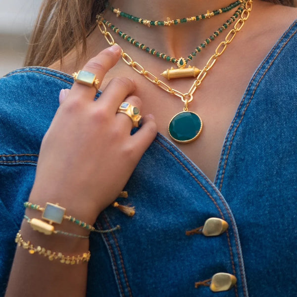 Brahma Adjustable Bracelet / Cubic Zirconia