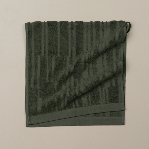 Architectural Hand Towel / Dark Olive
