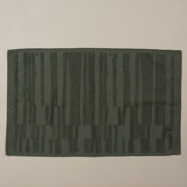 Architectural Bath Mat / Dark Olive