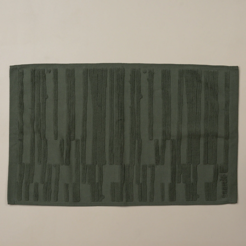 Architectural Bath Mat / Dark Olive