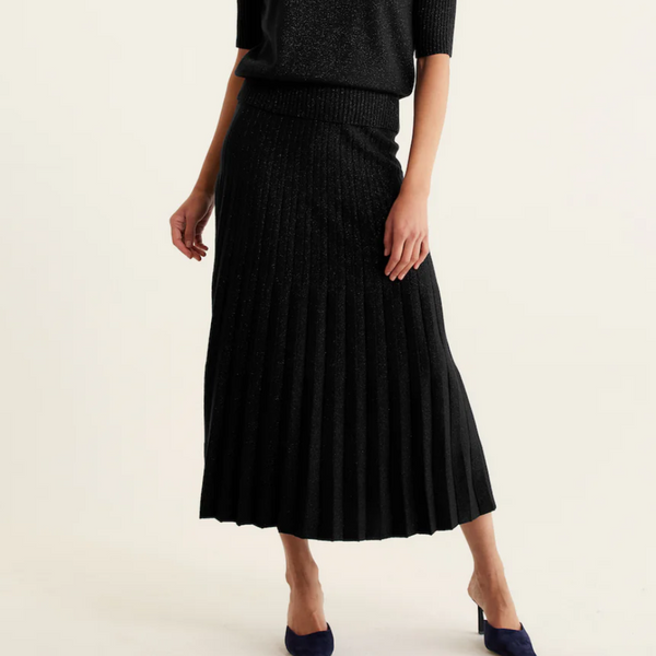 Barney Lurex Skirt / Black
