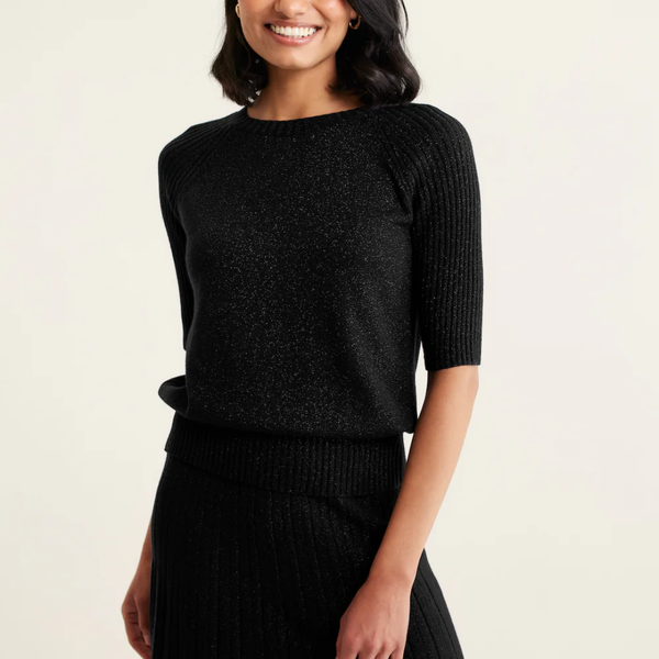 Barney Lurex  Top / Black