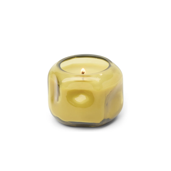 Basalt 5oz Tinted Glass Candle / Tobacco + Patchouli