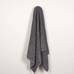 Tweed Bath Towel / Coal