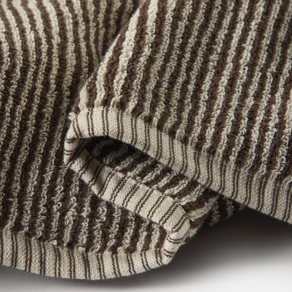 Stripe Cotton Bath Towel / Cocoa + Bone
