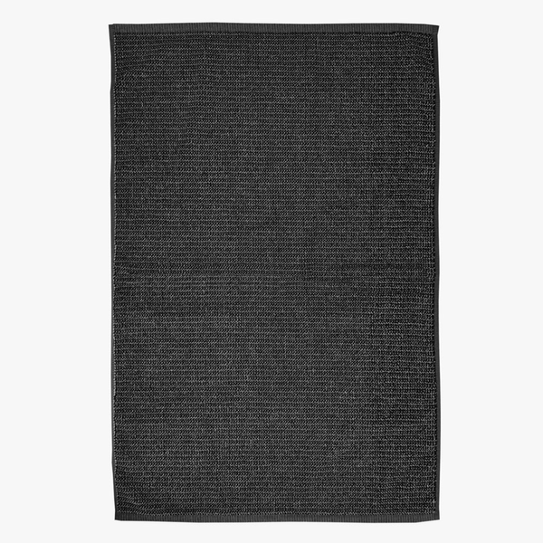 Tweed Bath Mat Large / Coal