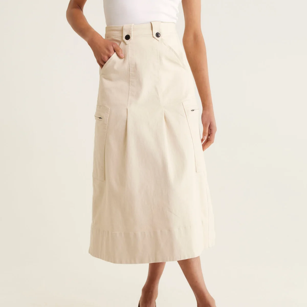 Baxter Skirt / Pebble