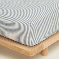 Fitted Sheet Queen / Blue Stripes