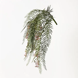 Berry Pepper Hanging Bush 59cm / Pink Green