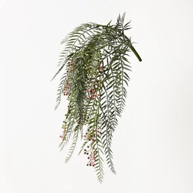 Berry Pepper Hanging Bush 59cm / Pink Green