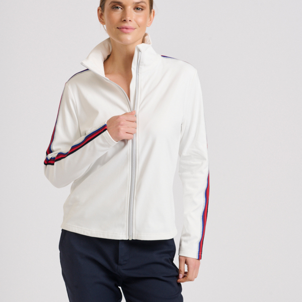 Birkdale Jacket / Club White / Multi Trim