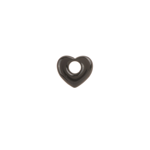 Heart Charm / Black