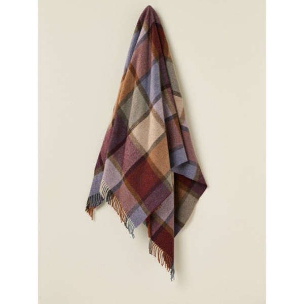 Block Window Throw / Damson