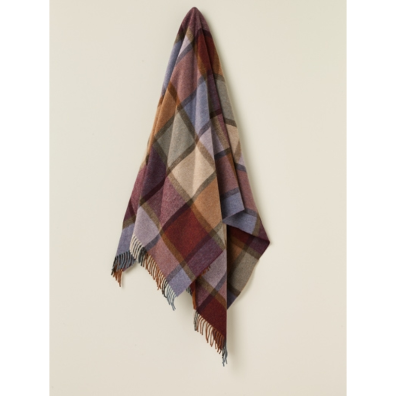 Block Window Throw / Damson