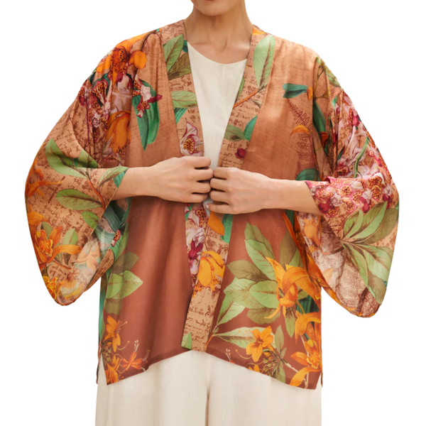 Kimono Jacket / Botany Bliss Taupe