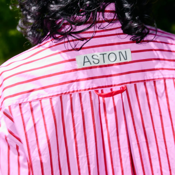 Buddy Shirt / Magenta Stripe