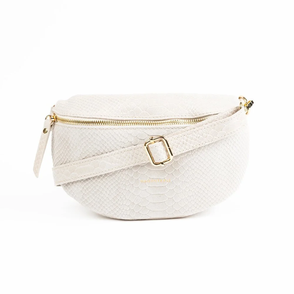 Snake Bum Bag / Cream