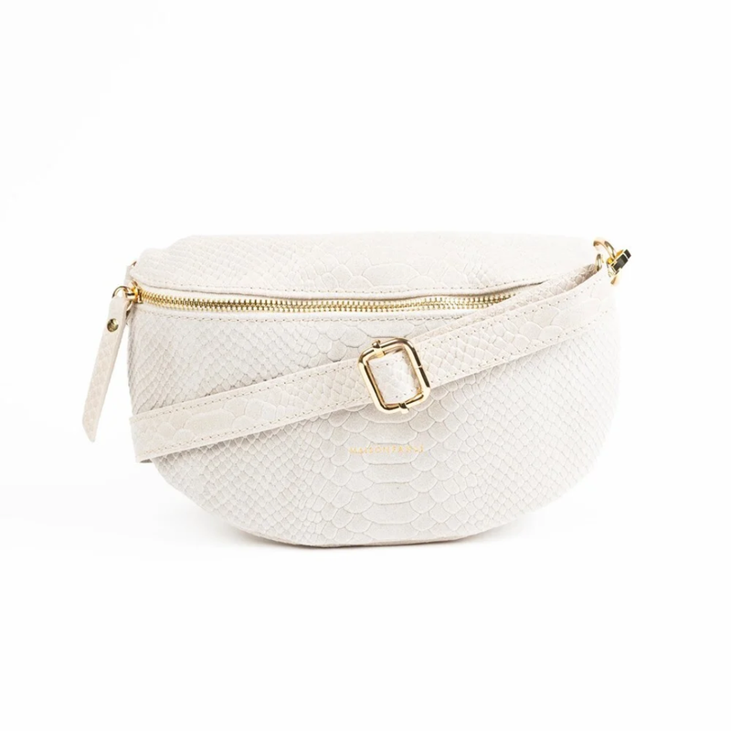 Snake Bum Bag / Cream