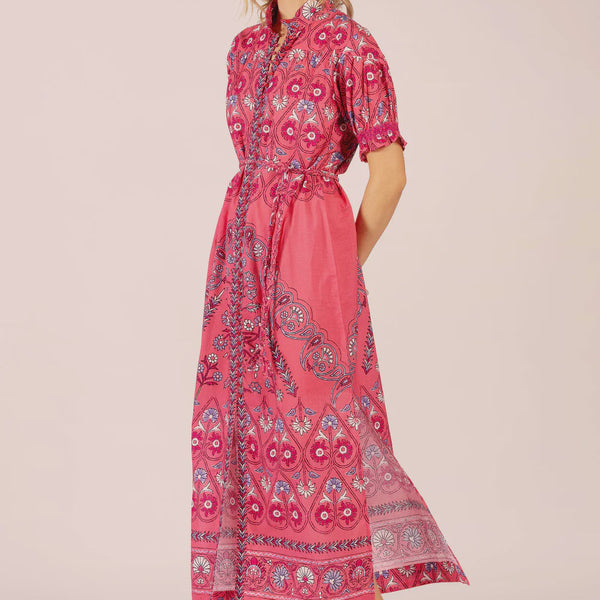 July Maxi Dress / Raspberry