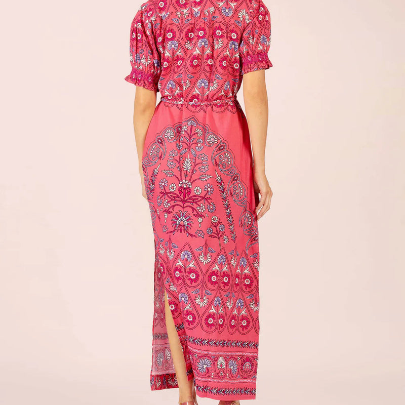 July Maxi Dress / Raspberry