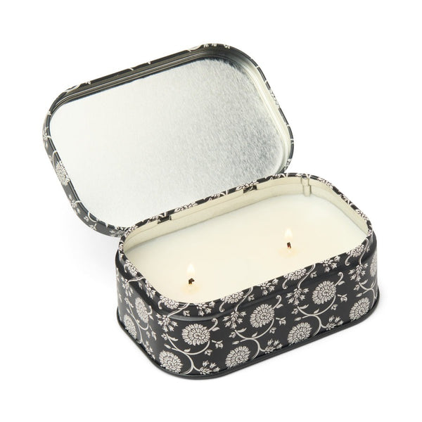 Cherie Printed Tin 4.5oz Candle / Black Fig & Olive