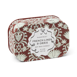 Cherie Printed Tin 4.5oz / Crimson + Cream