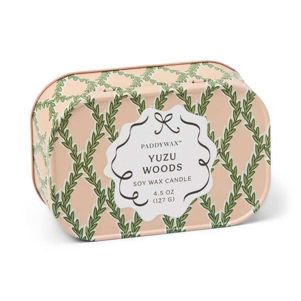 Cherie Printed Tim 4.5oz Candle / Yuzu woods
