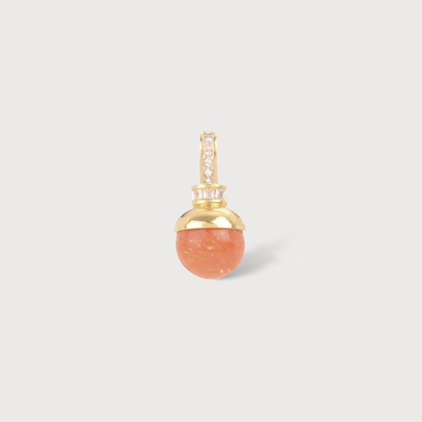 Bead Charm PM / Coral