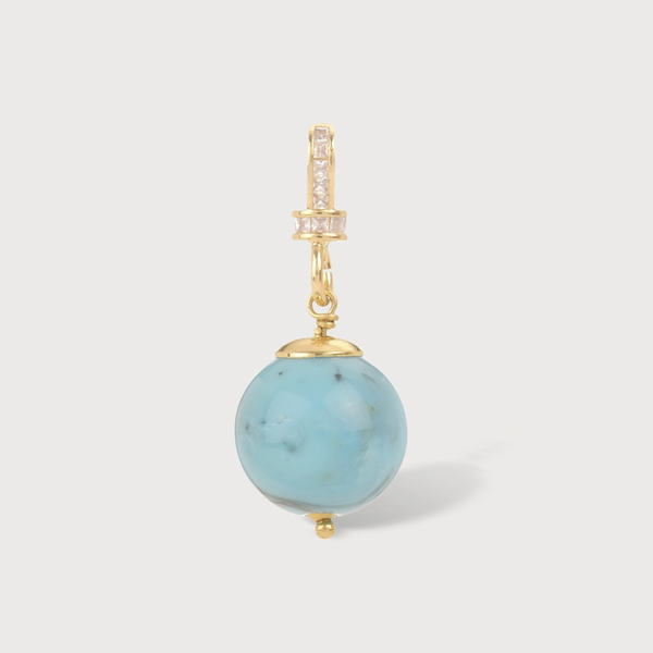 Bead Charm GM / Turquoise
