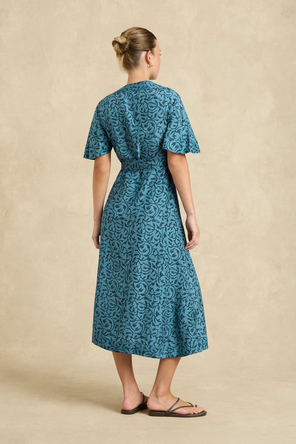 Clementine Dress / Midnight Vine Indigo