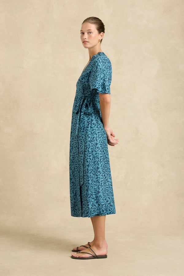 Clementine Dress / Midnight Vine Indigo