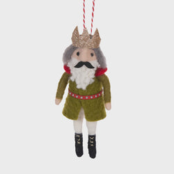 Wool Nutcracker with Crown