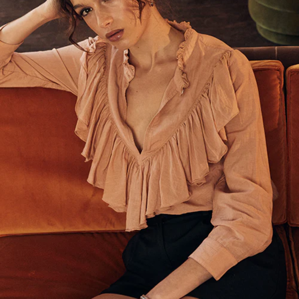 Cabaret Blouse / Toffee