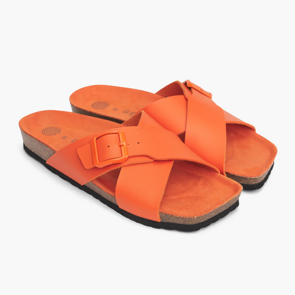 Calcuta Vegan Sandal / Orange