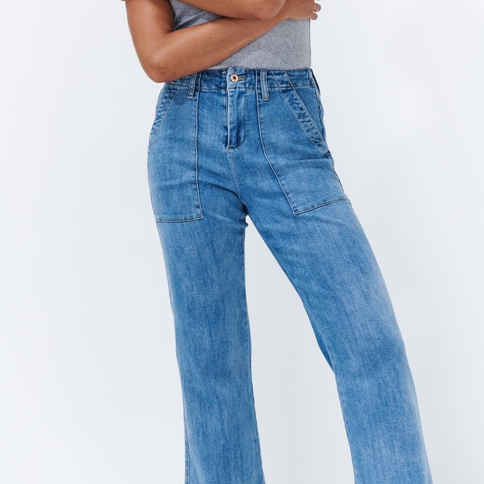 Celeste Pant / 70's Blue