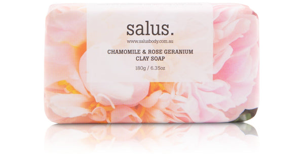 Chamomile + Rose Geranium Clay Soap
