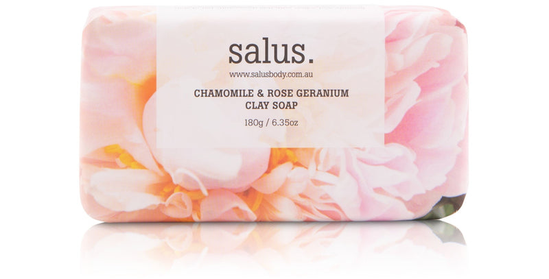 Chamomile + Rose Geranium Clay Soap
