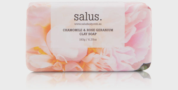 Chamomile + Rose Geranium Clay Soap