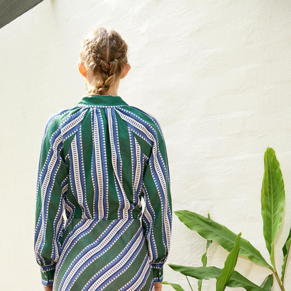Chloe Sun Blouse / Green