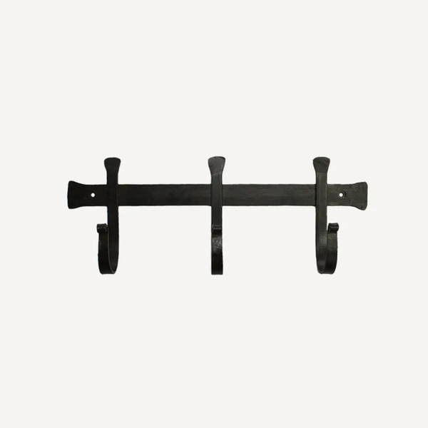 Iron 3 Wall Hook / Brush Black