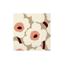 Cocktail Napkin / Unikko Cream + Rose