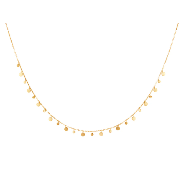Coin Choker / 18KT Yellow Gold Plate