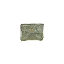 Coin  Purse / Metallic Khaki