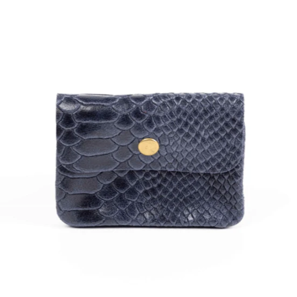 Snake Coin Purse / Navy