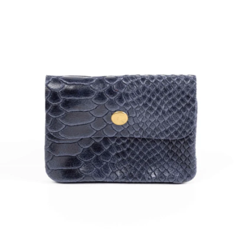 Snake Coin Purse / Navy