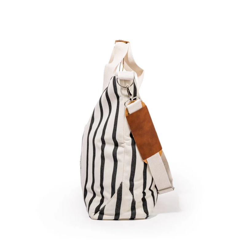 Cooler Tote Bag / Monaco Black Stripe