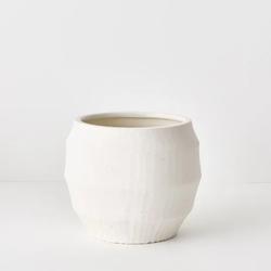 Cuilana Pot 18cm / White Chalk